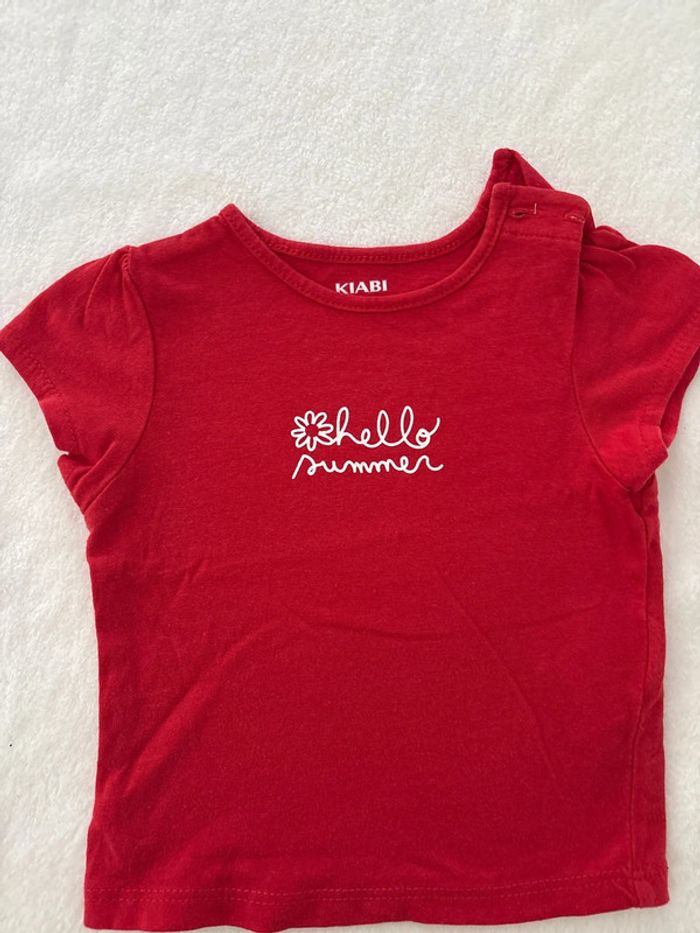Tee shirt hello Summer 3 mois - photo numéro 2