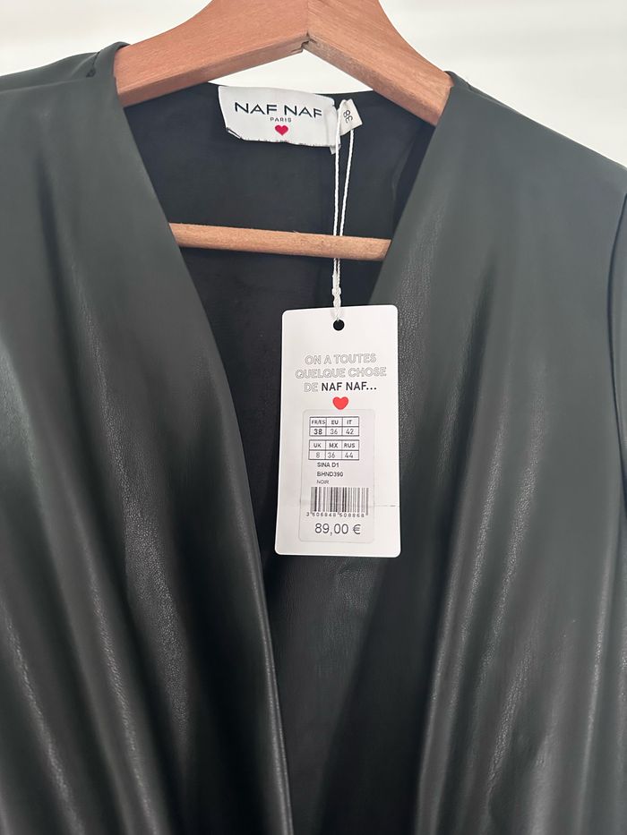 Combinaison Naf Naf similicuir - photo numéro 2