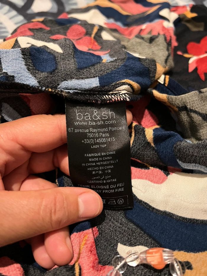 Chemise Celline  Imprimée Colorée Ba&sh Taille 38 - photo numéro 9
