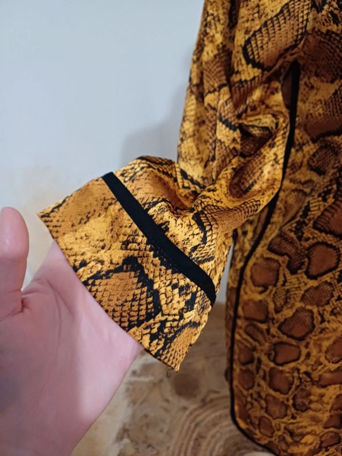 Robe fluide à imprimé Serpent Norah taille M 38 - photo numéro 4