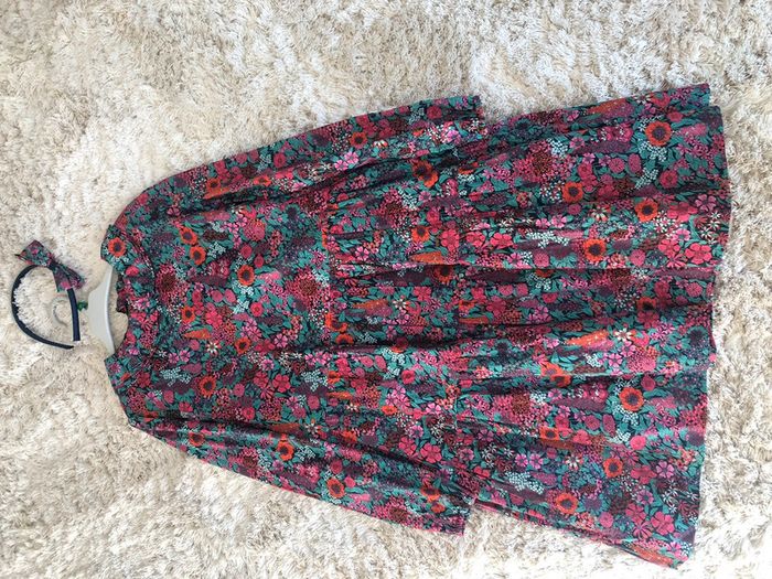 Ensemble robe serre tête Liberty Jacadi 10 ans - photo numéro 3