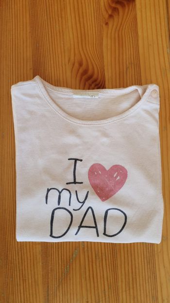 Tee-shirt à message - 18 mois