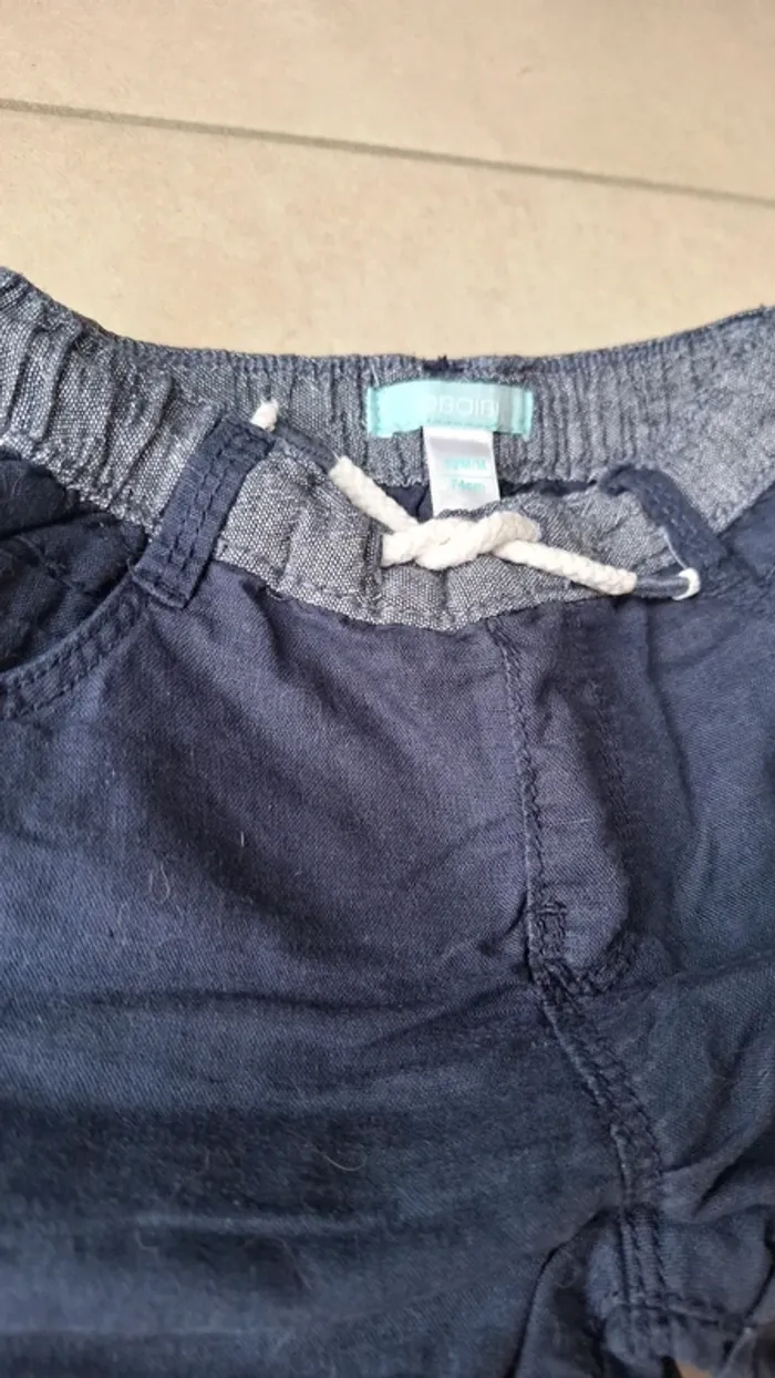 Ensemble short/tee-shirt 12 mois - photo numéro 3