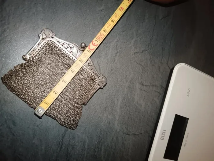 Aumônière en argent poinçon hure de sanglier - photo numéro 9