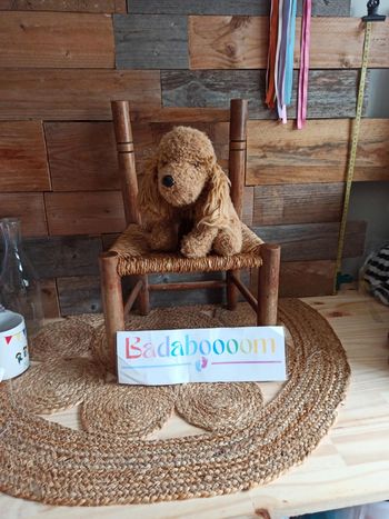 Peluche chien boulgom vintage