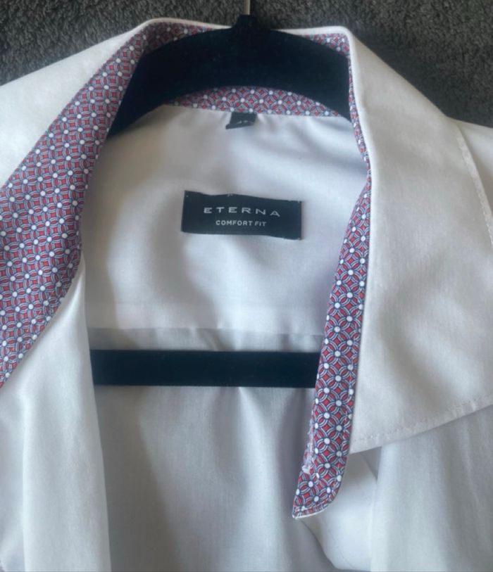 Chemise blanche Eterna manches courtes - photo numéro 2