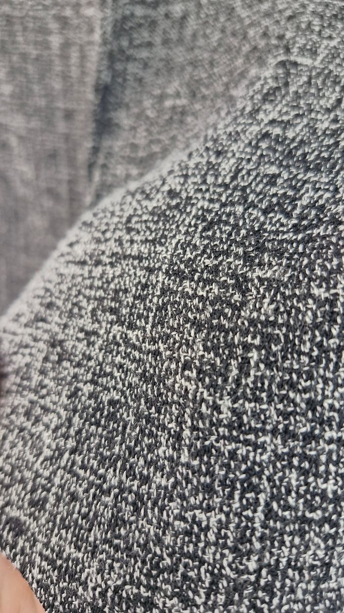 Manteau long gris et noir chiné M&S Mode - photo numéro 5