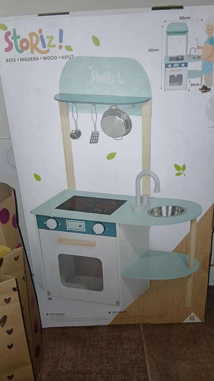 Cuisine en bois pour enfant