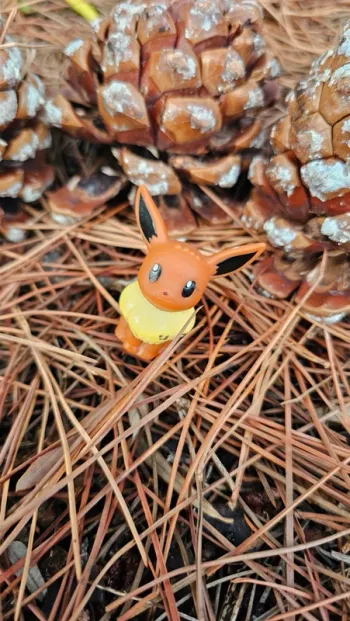 Super figurine Pokemon Nintendo finger puppet Évoli