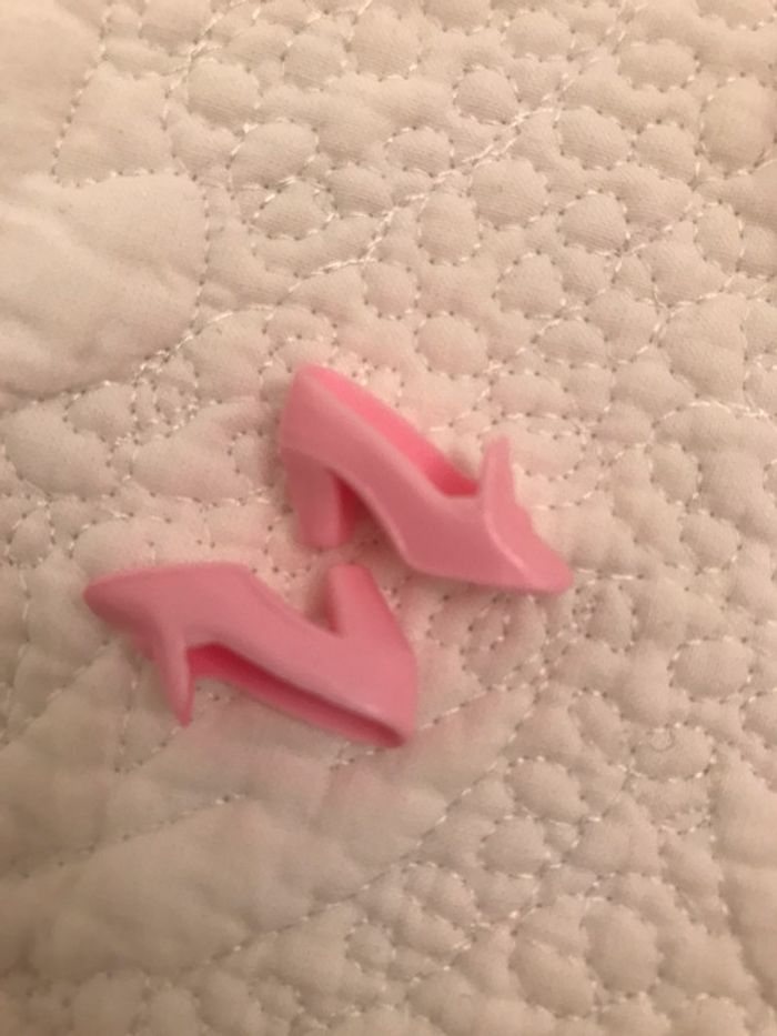 Robe poupée Barbie Blanche et Rose - photo numéro 5