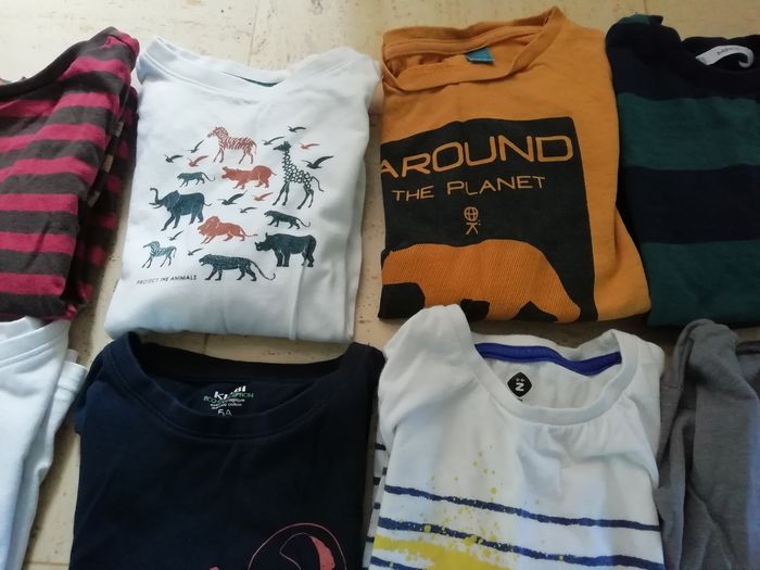 10 manches longues 5ans - photo numéro 3