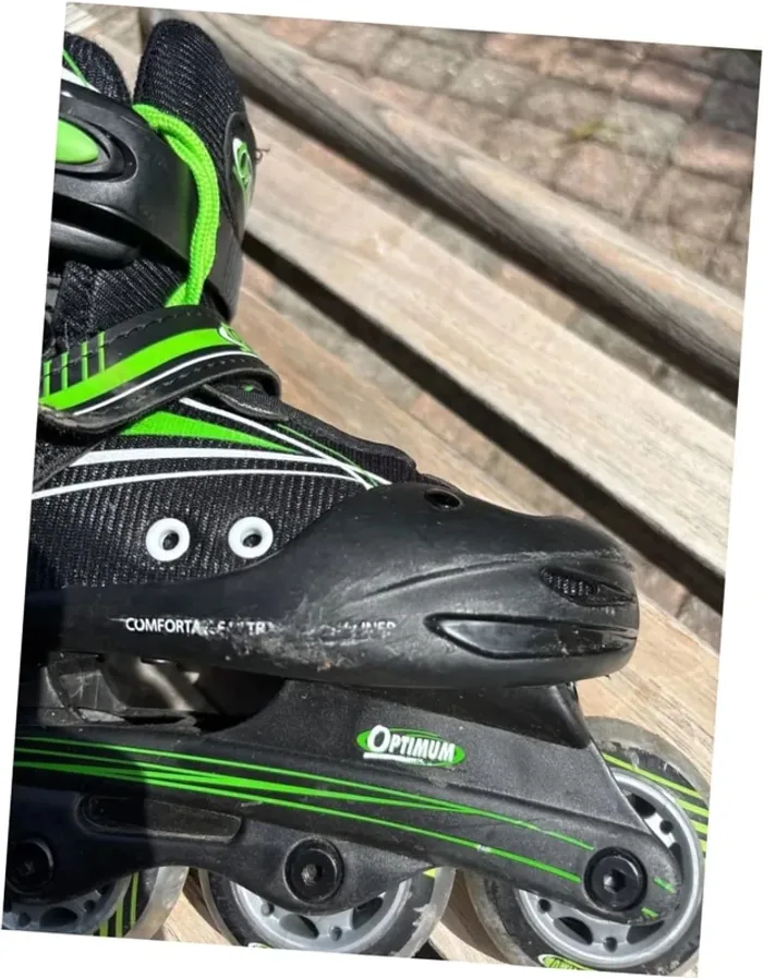 Patins à Roulettes Optimum - Taille Réglable 32 - 35 Idéaux pour Débuter ! - photo numéro 10