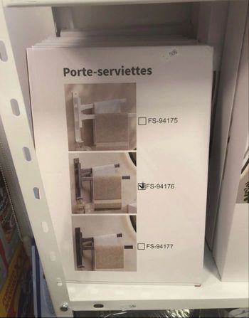 Porte serviette 