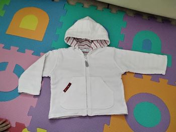Gilet blanc Okaidi
