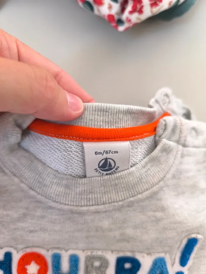 Pull Hourra petit bateau - photo numéro 2