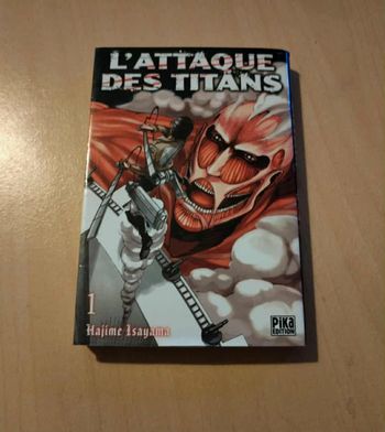 Manga : L'attaque des titans T01