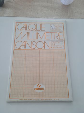 Carnet papier millimétré Neuf