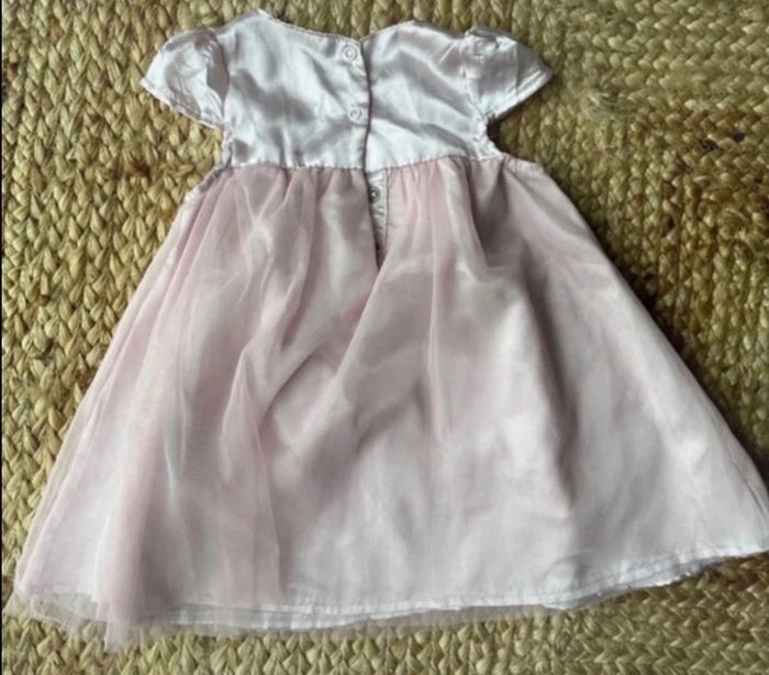 Robe cérémonie + bloomer rose poudré fille 12 mois - photo numéro 6