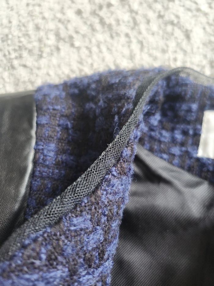 Blazer/ veste Sandro marine et noir Taille 38 - photo numéro 8