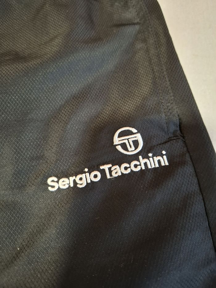 Beau bas de survêtement homme XL Sergio Tacchini noir très bon état - photo numéro 3