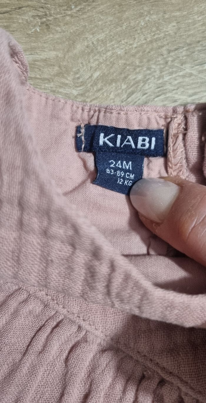 Blouse ML gaz de coton 24 mois - photo numéro 5