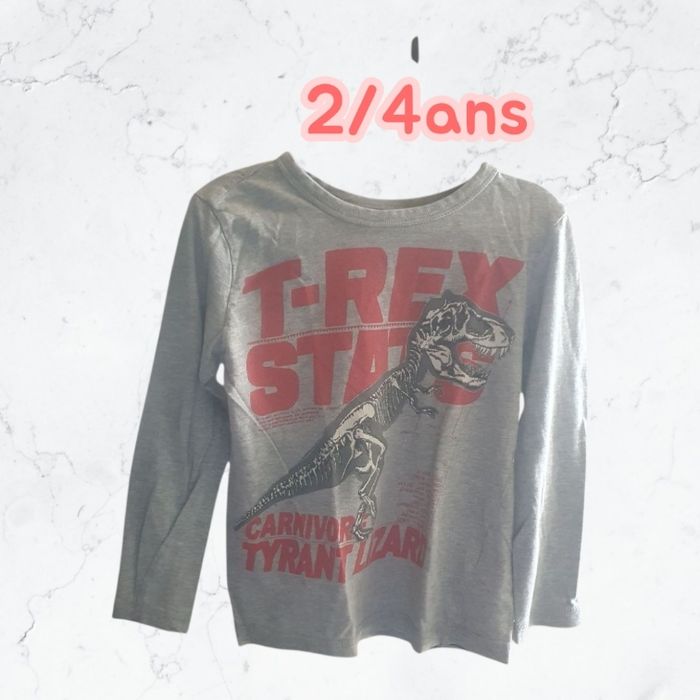 T-shirt manche longue garçon T.2/4ans