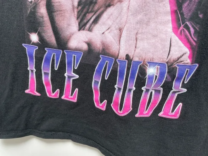 T-shirt Rapper NWA Ice Cube vintage Rap US Old School Hip Hop 90s Womens Small - photo numéro 6