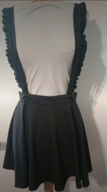 Superbe jupe à bretelles style coréen