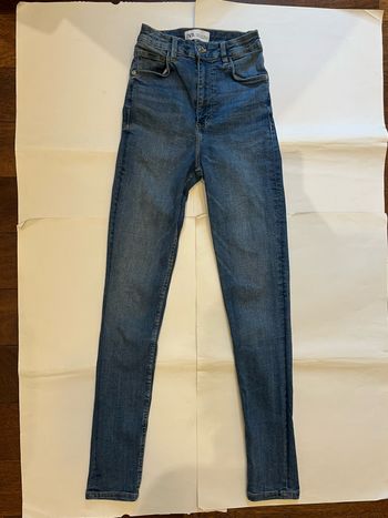 jean skinny bleu basique zara taille Xs/34