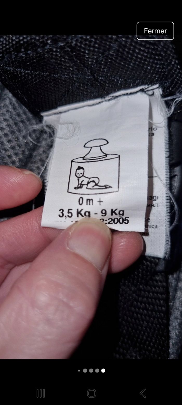 Porte bebe mixte naissance en très bon état comme neuf - photo numéro 6