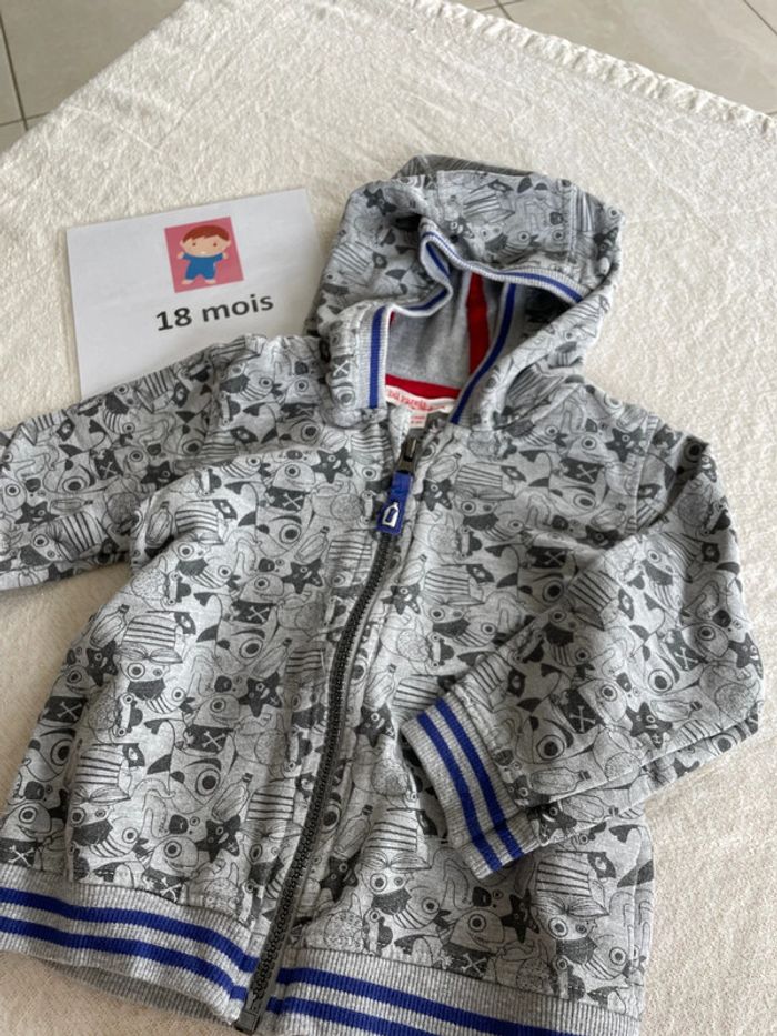 Gilet dpam 18 mois neuf
