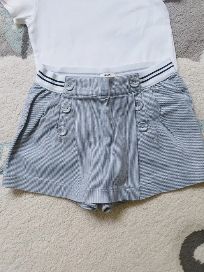 Jupe short 4ans " Cyrillus " - photo numéro 4