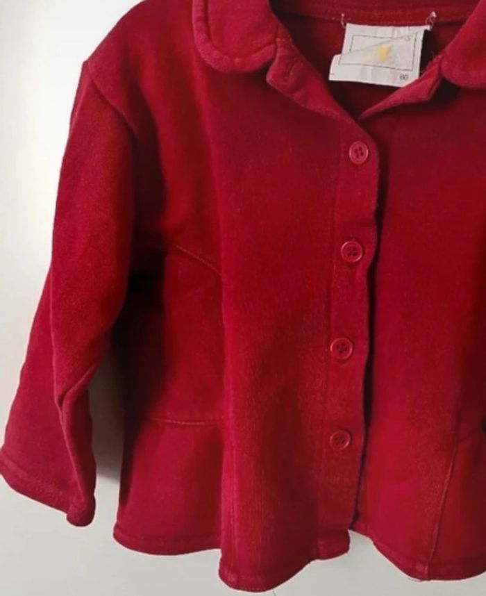 Boléro rouge fille 12 mois - photo numéro 4