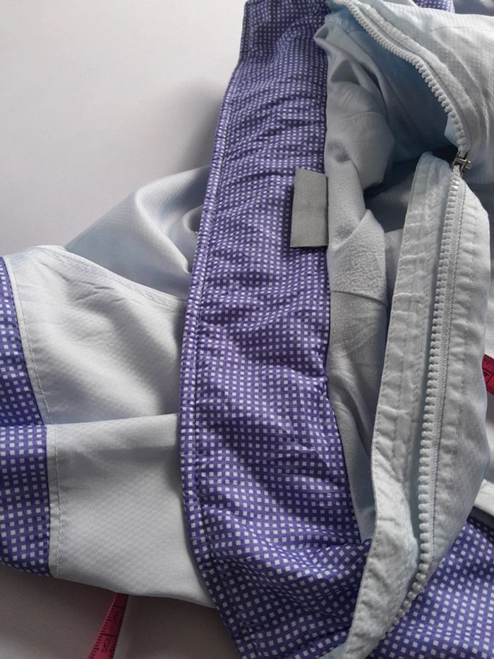 J coupe vent veste zippée petit carreau vichy vintage Kappa modèle aerotec - photo numéro 19