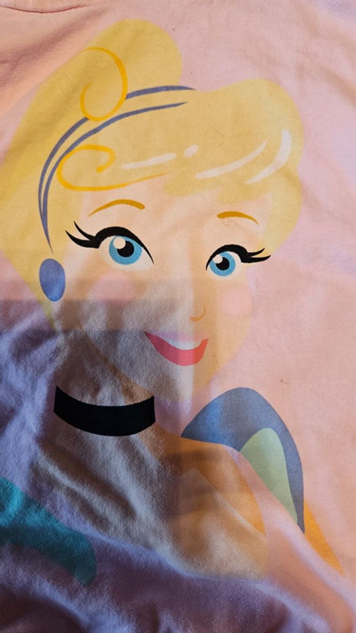 Sweat à capuche et manches longues, rose clair, Disney Princess, 5/6 ans, nickel - photo numéro 4
