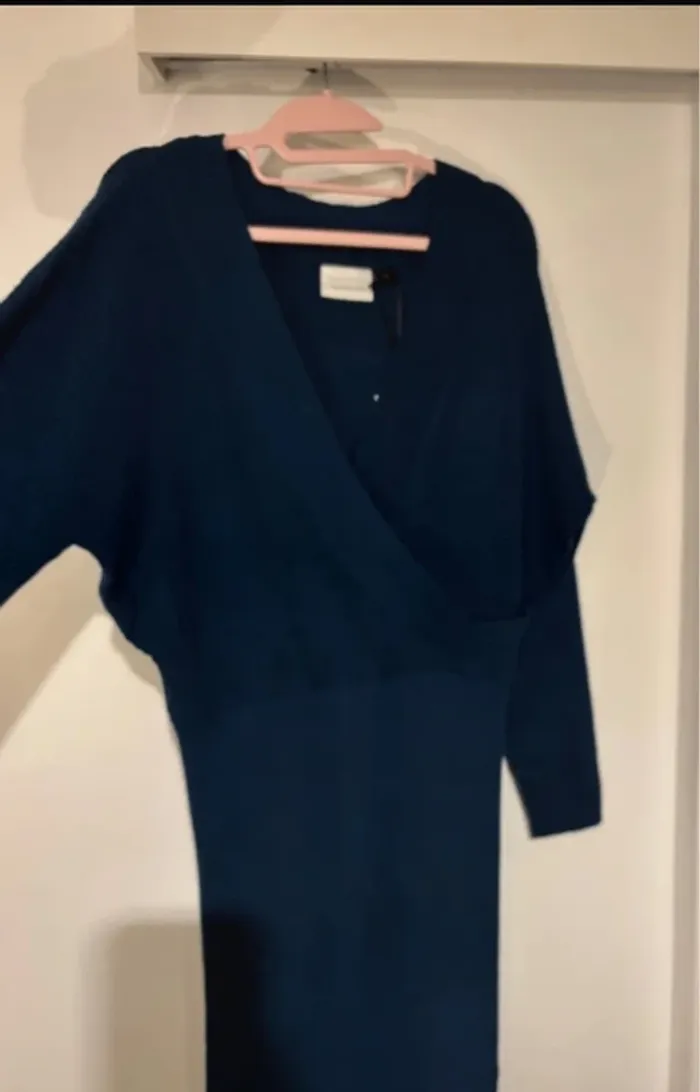 Robe pull bleu canard La City 💙 taille L – neuve - photo numéro 3