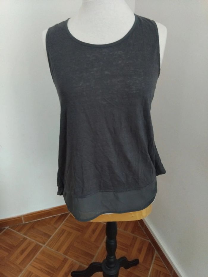 Blouse Sud Express tL 100 % lin - photo numéro 3