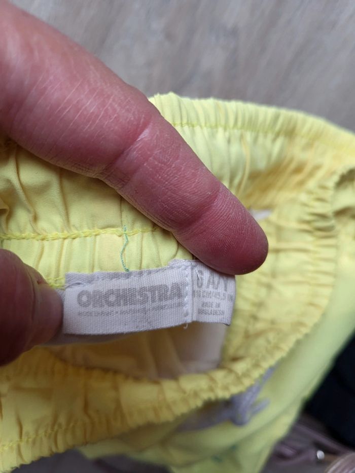 Short de bain jaune - photo numéro 3