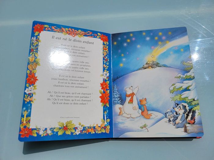 Grand livre tout carton 🎄 Merveilleux Noël 🎅 Contes, chants et poèmes - photo numéro 6