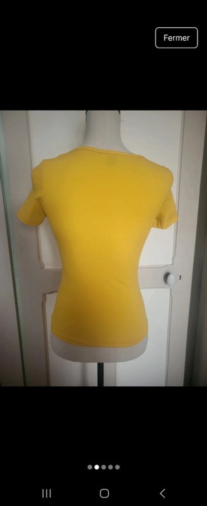 T-shirt jaune - photo numéro 2