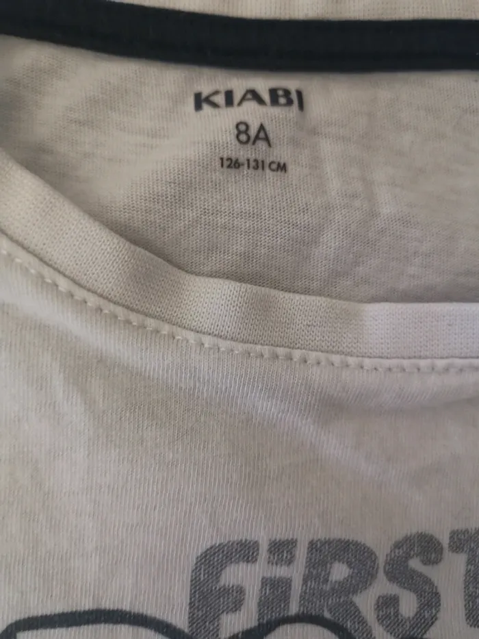 T shirt gaming blanc 8 ans - photo numéro 3