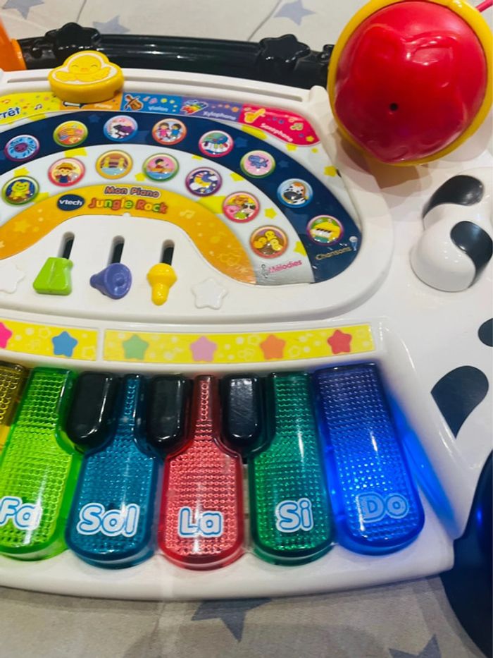 Jungle Rock - Piano Zèbre touches lumineuses Vtech - photo numéro 13