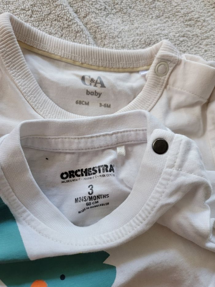 Lot de 8 tee-shirts manches courtes garçon 3 mois - photo numéro 6