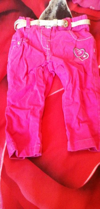 Jeans ceinture paillette