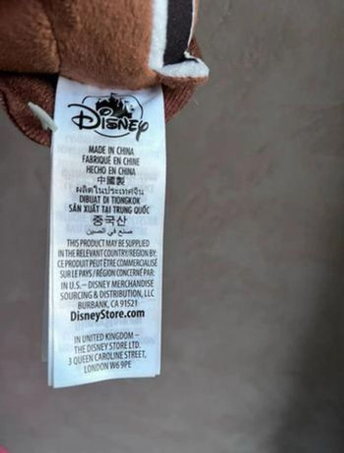 Peluche shoulder /épaule Tic disneylandparis - photo numéro 5