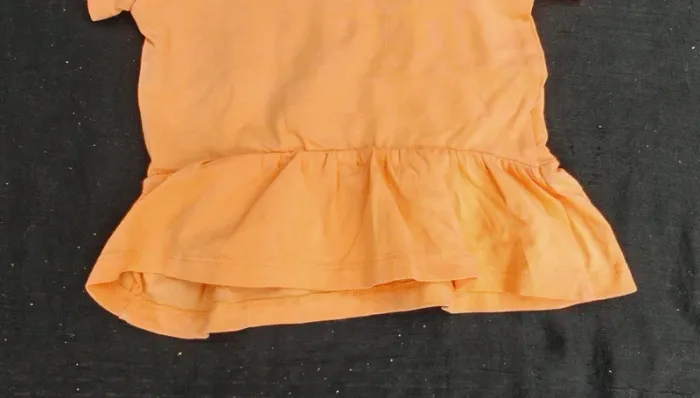 Blouse orange basque 3 mois Fille Fashion Private Com - photo numéro 2