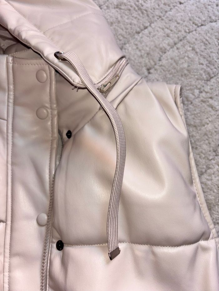 Doudoune sans manche beige - photo numéro 6