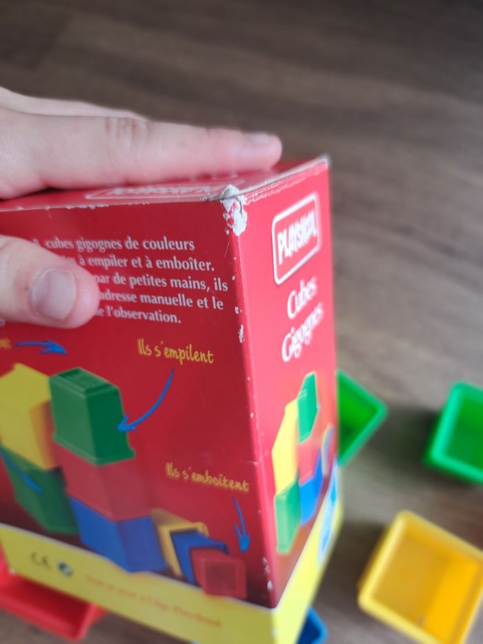 Jeux cubes à gigognes vintage - photo numéro 5