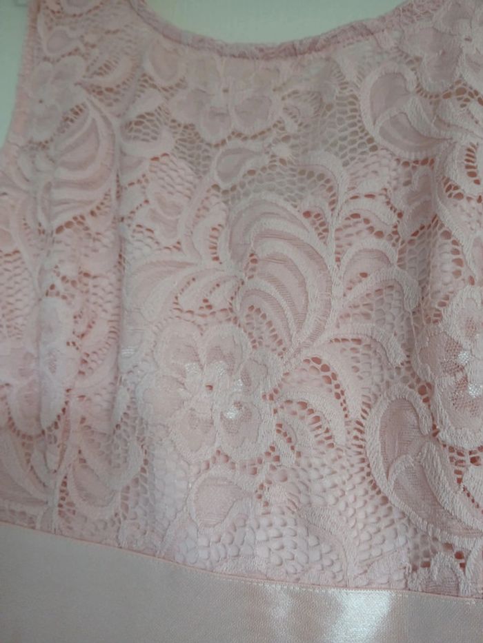 Magnifique robe rose taille L - photo numéro 9