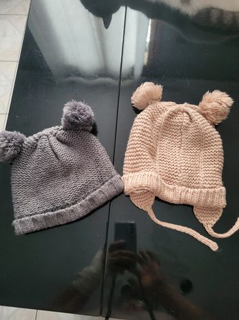 Lot de 2 bonnets kiabi